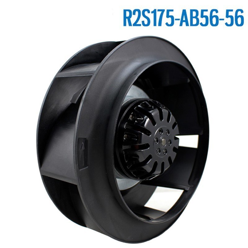 Ebm Papst R2S175-AB56-56 AC 230V 0.29~0.33A 51~53W 175x175mm Server Round Cooling Fan