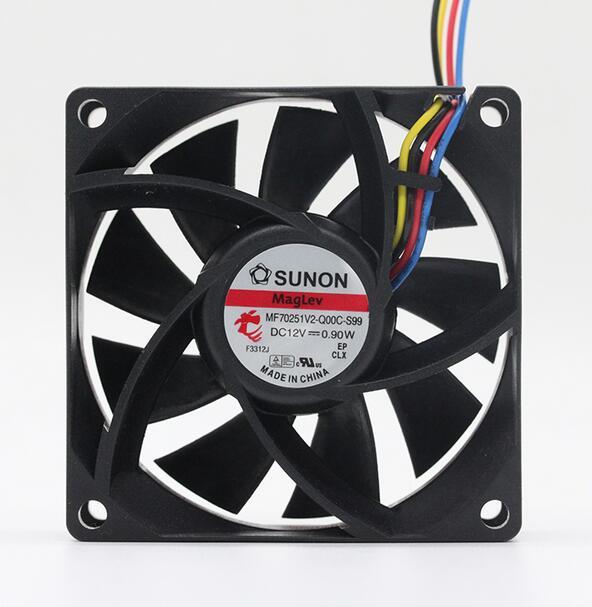 SUNON MF70251V2-Q00C-S99 0.9W 4-pin PWM Maglev Cooling Fan