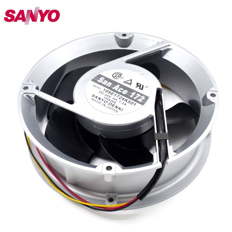 SANYO 109E1724K501 DC24V 1.3A 17CM cooling fan