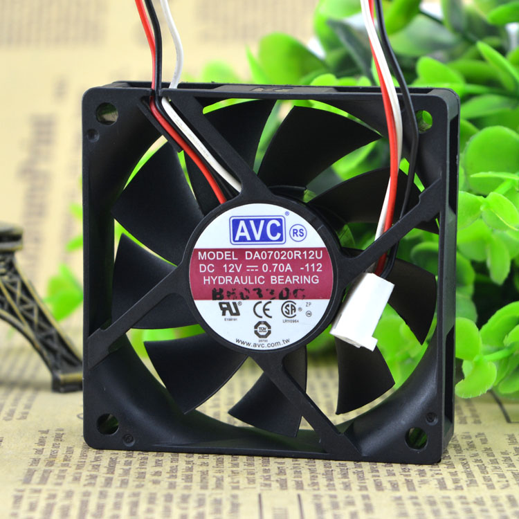 AVC DA07020R12U DC12V 0.70A HYDRAULIC BEARING FAN