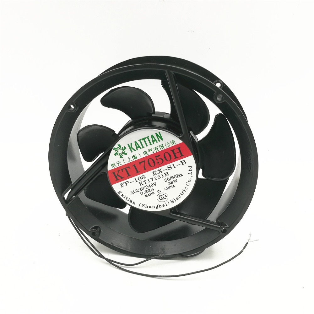 KT17050H 38W 0.22A 110V/220V/380V industrial  ball bearing cooling axial flow fan