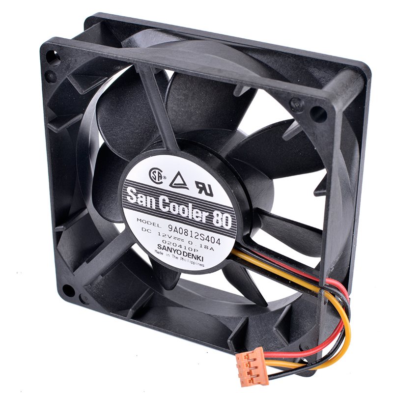 Sanyo 9A0812S404 12V 0.18A Double ball bearing cooling fan