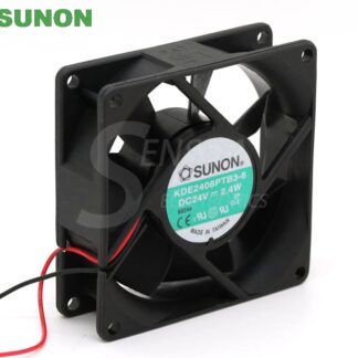 SUNON KDE2408PTB3-6 80mm  DC24V 2.4W server inverter axial cooling fan