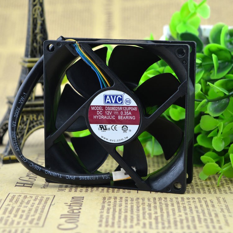 AVC DS08025R12UP048 DC 12V 0.35A cooling fan