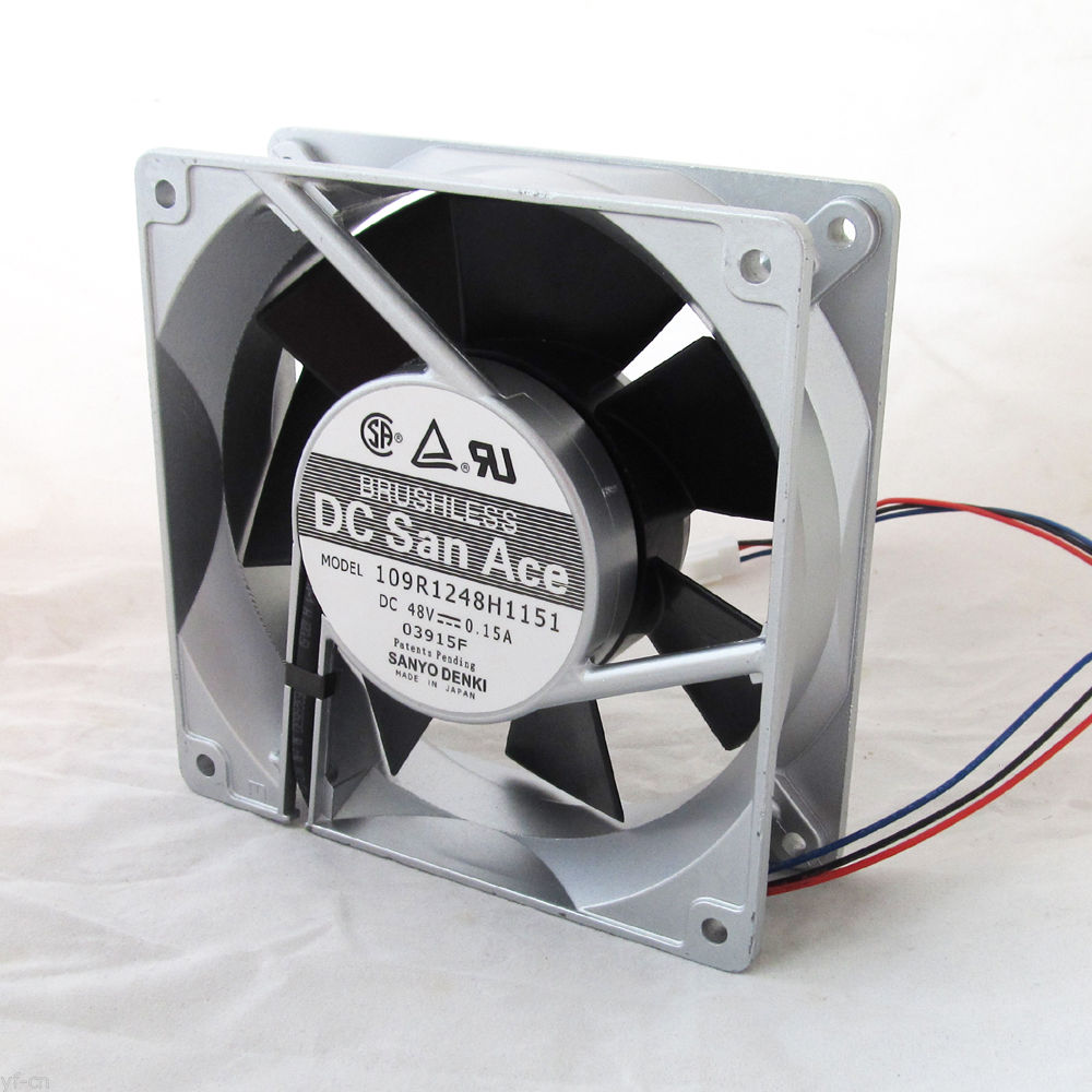 SANYO 109R1248H1151 DC48V San Ace 0.15A Metal Fan