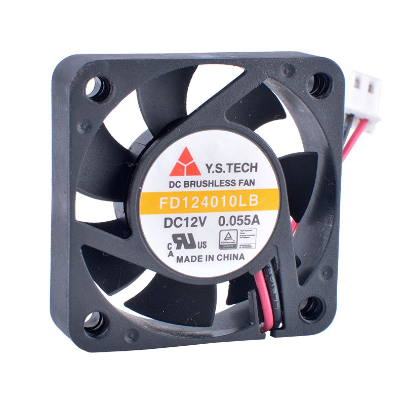 Y.S.TECH FD124010LB 12V 0.055A Double ball bearing cooling fan