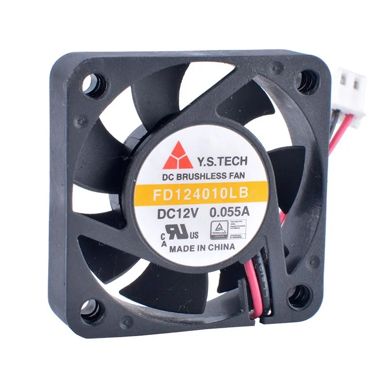 thumbnail image 2 of Y.S. TECH 12025 FD121225MB 12CM Cooling Fan - Dual Ball Bearing, 12V DC, 0.29A 2 of 6