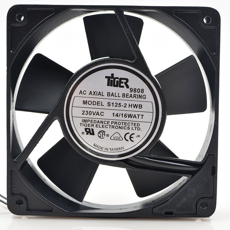 S125-2 HWB 230V 1.6W 12CM high temperature direct drive power supply fan