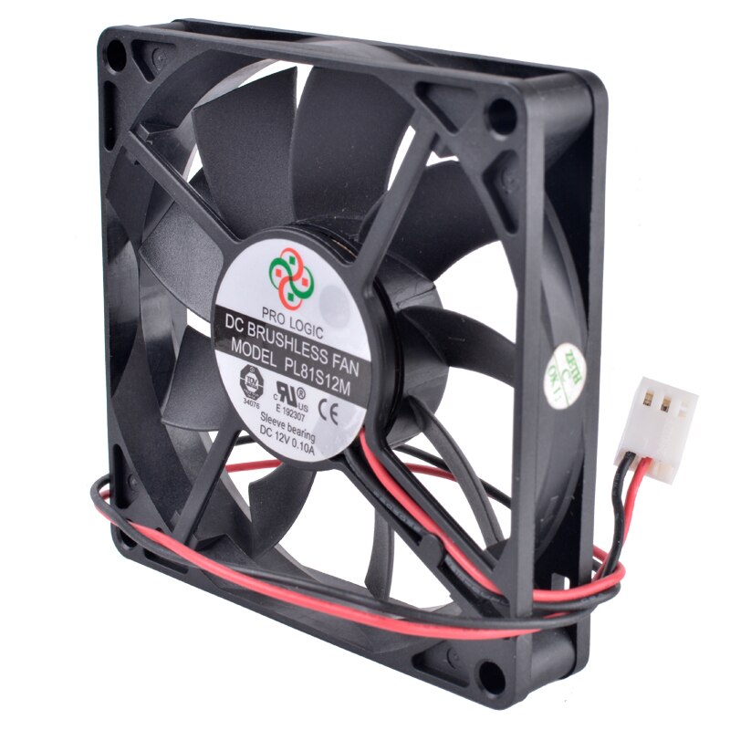 PL81S12M 80mm 12V 0.10A Computer CPU Chassis Power Ultra-quiet Cooling Fan