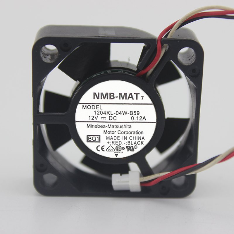 NMB 1204KL-04W-B59  12V 0.12A 3CM inverter fan