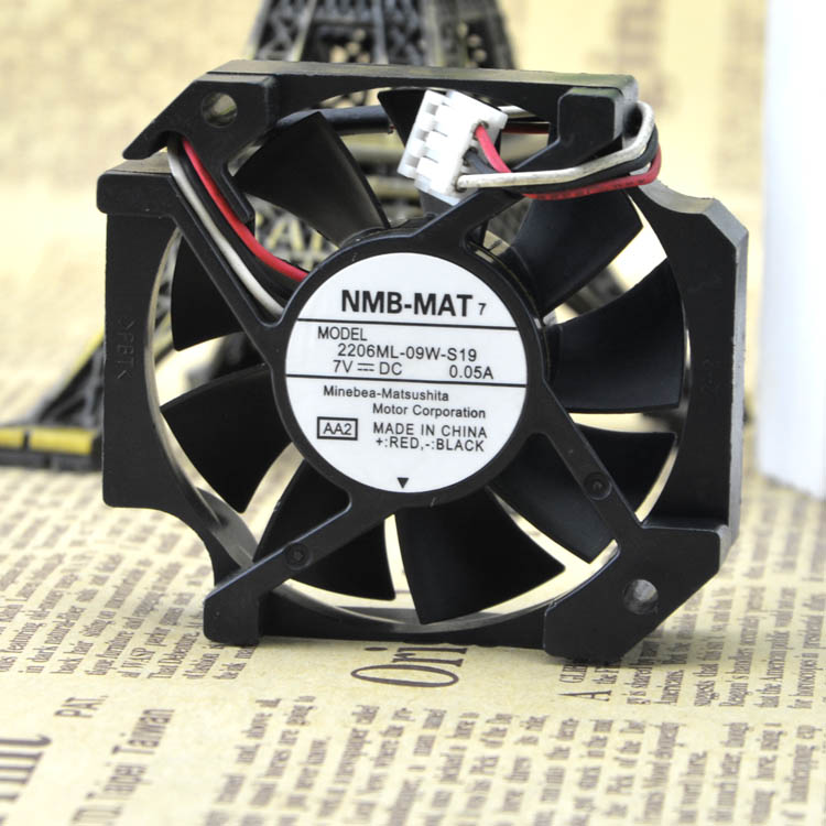 NMB 26ML-09W-S19 7V 0.05A 5.7CM 57*52MM silent  cooling fan