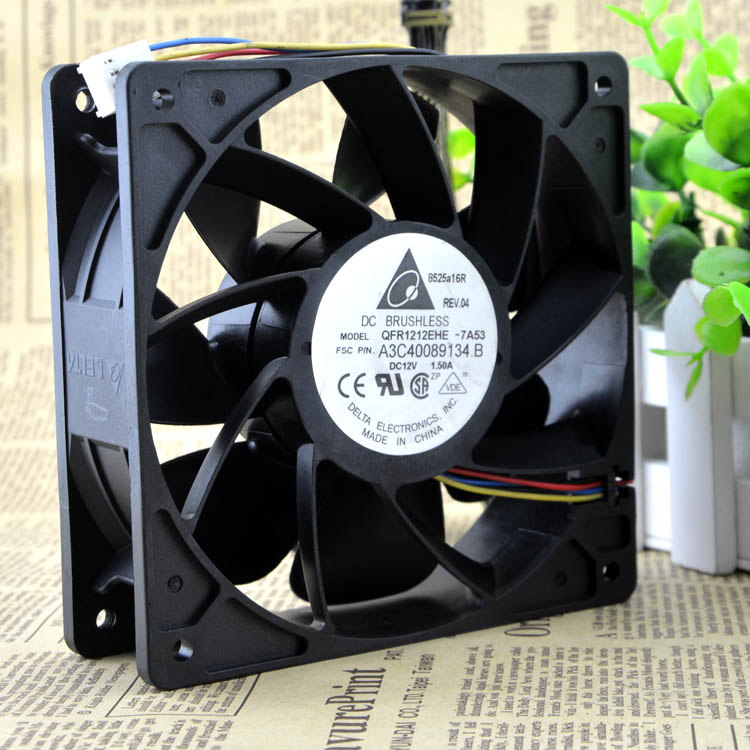 Delta QFR1212EHE 12CM 12V 1.50A Cooling fan