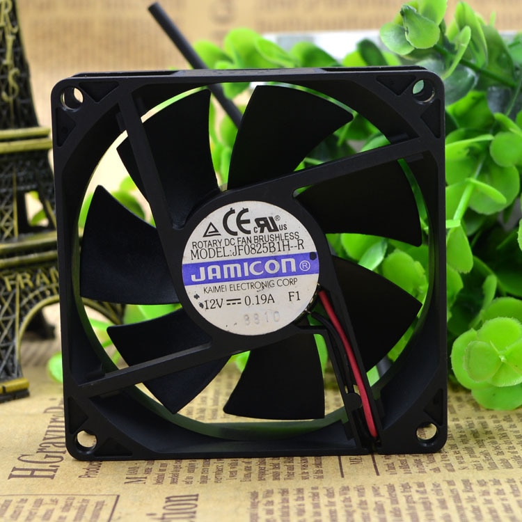 JAMICON JF0825B1H-R 12V 0.19A Power Supply Cooling Fan