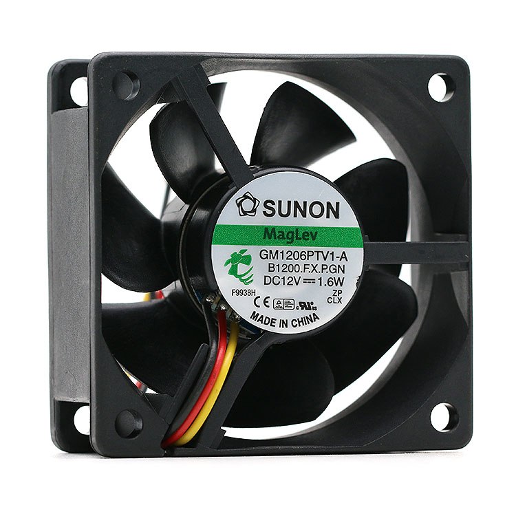 SUNON GM16PTV1-A DC 12v 1.6w 3wire cooling fan
