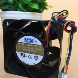 AVC 2B06038B12S 12V 1.80A 4-wire double ball fan