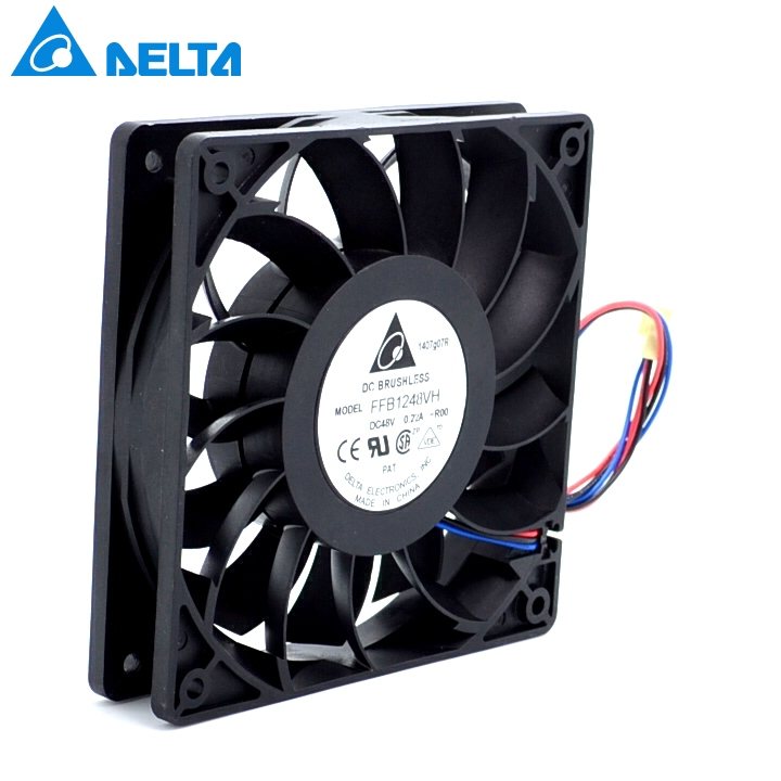 Delta FFB1248VH-ROO 48V 0.22A dual ball bearing cooling fan