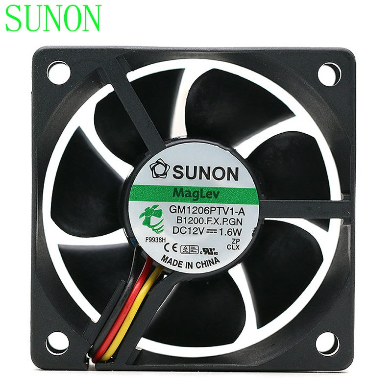 SUNON GM16PTV1-A DC 12v 1.6w 3wire cooling fan