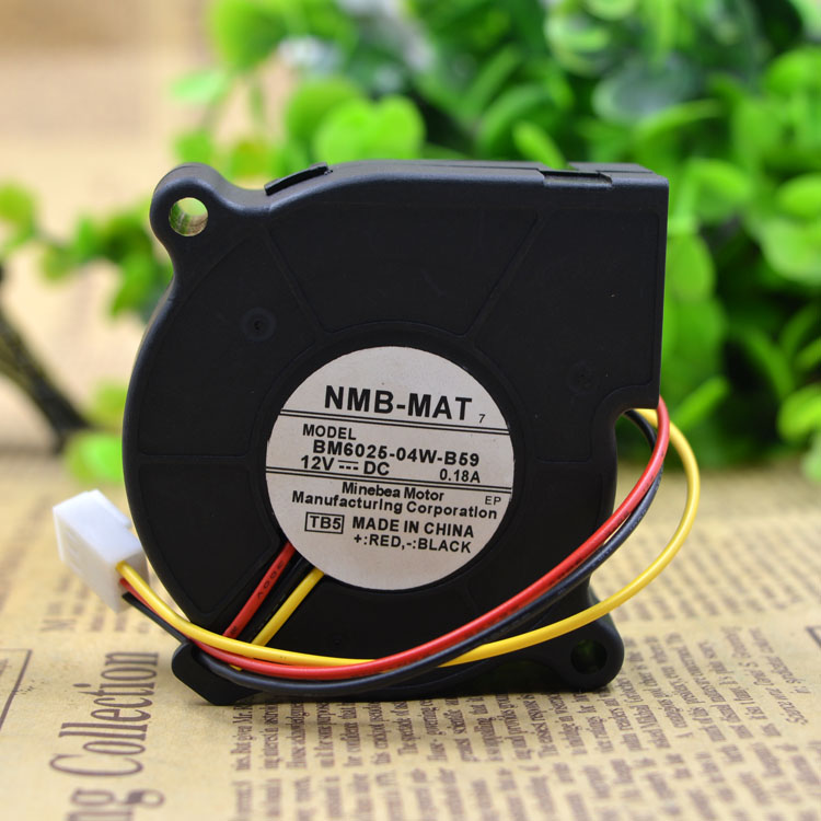 NMB  BM6025-04W-B59 DC12V 0.24A 0.18a Projector Turbo Fan