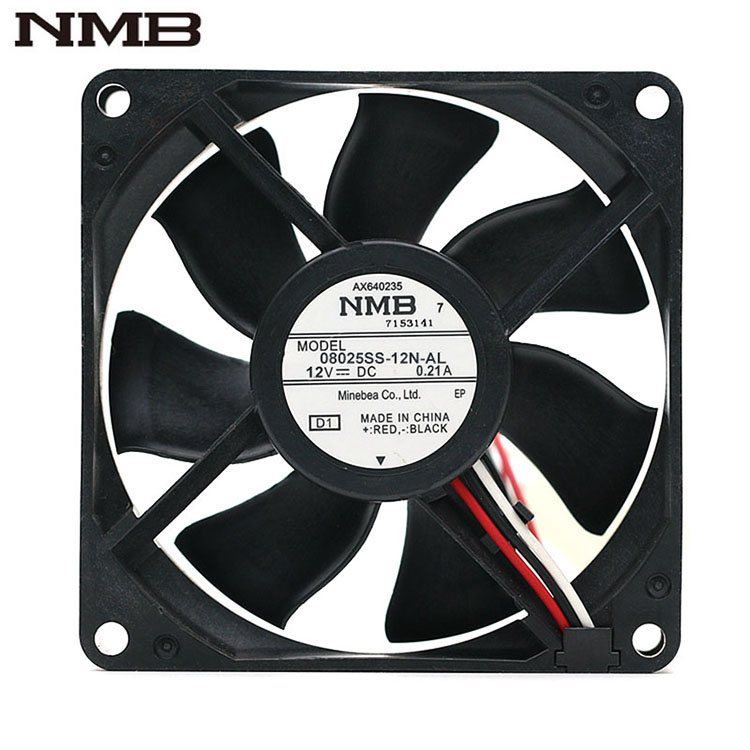 NMB 08025SS-12N-AL DC12V 0.21A 3WIRE cooling cooler fan
