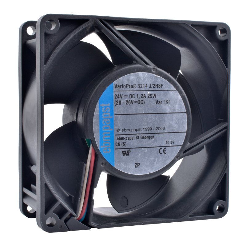 ebmpapst 3214J/2H3F 24V 29W Double ball bearing cooling fan