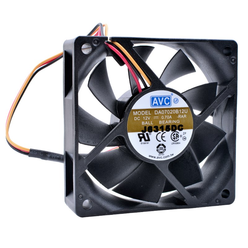 AVC DA070B12U 12V 0.70A Double ball bearing cooling fan