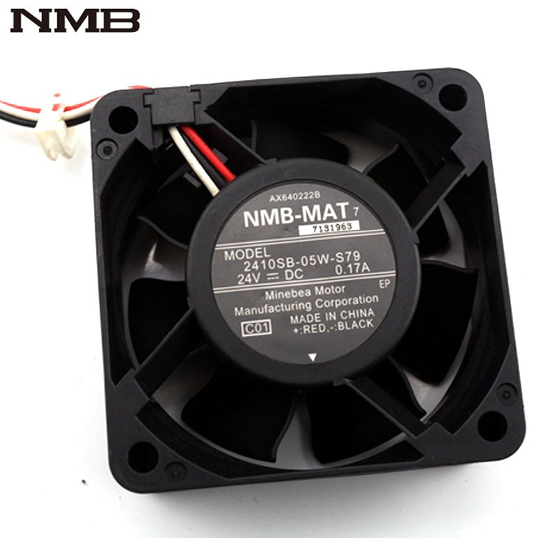 NMB 2410SB-05W-S79 DC 24V 0.17A inverter cooling fan