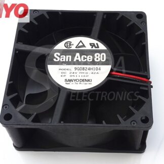 Sanyo 9G0824H104 80mm DC24V 0.42A server inverter cooling fan