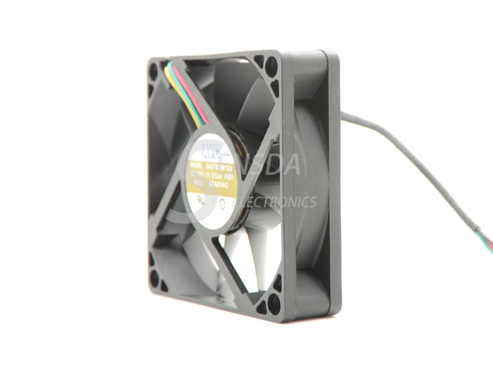 AVC DA075B12U 12V 0.52A 4Wire tempreture PWM Speed cooling fan