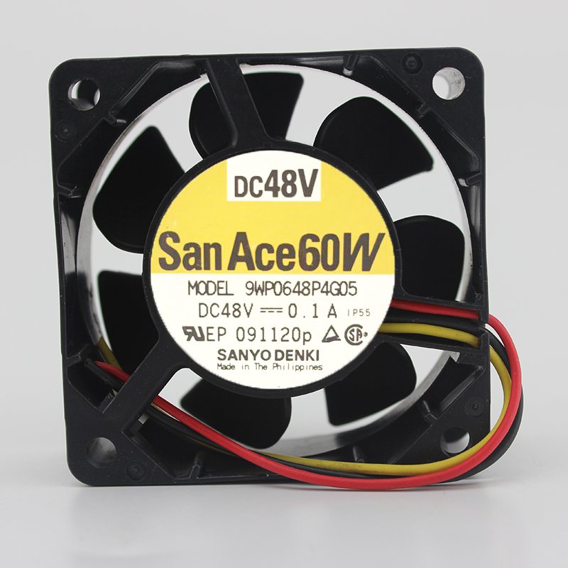 9WP0648P4G05 6025 6CM waterproof 48V inverter 0.1A cooling fan