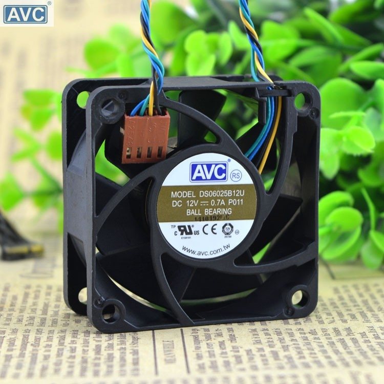 AVC DS06025B12U 60mm DC12V 0.70A Pwm server inverter cooling fan