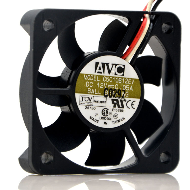 AVC C5010B12EV 5cm 12V 0.08A ultra-thin ultra-quiet CPU fan