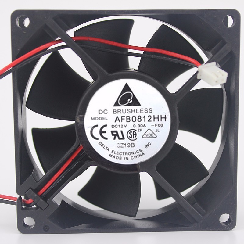 Delta AFB0812HH 8CM  DC12V 0.30A Server Inverter Cooling fan
