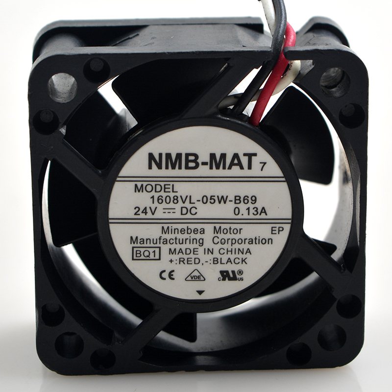 NMB 1608VL-05W-B69 24V 4cm 0.13A  cooling fan