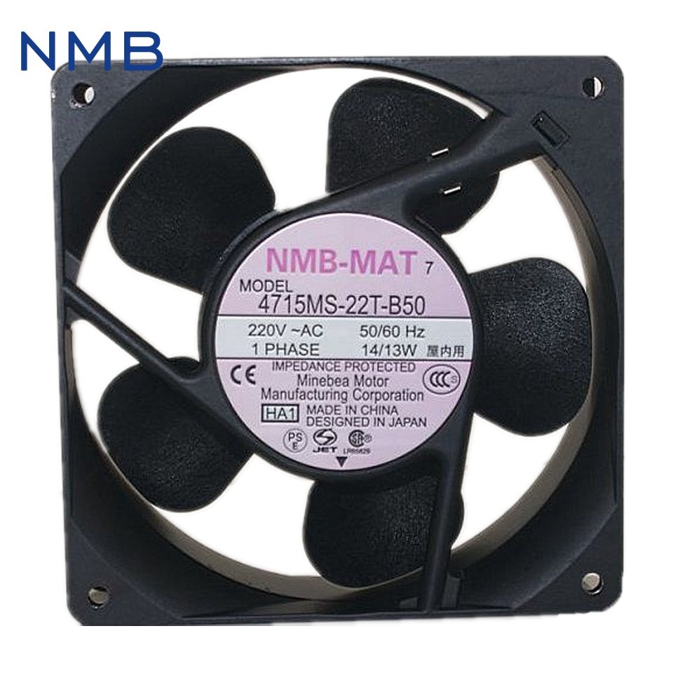 NMB 4715MS-22T-B50 220V UPS  Cabinet power supply cooling fan