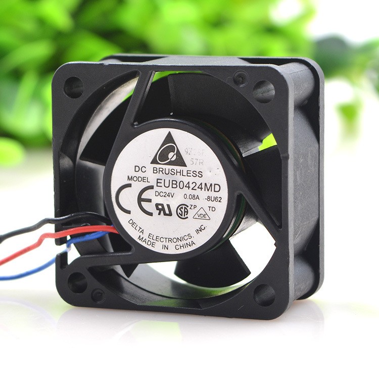 Delta EUB0424MD DC24V 0.08A Two Ball Bearing Inverter Cooling Fan