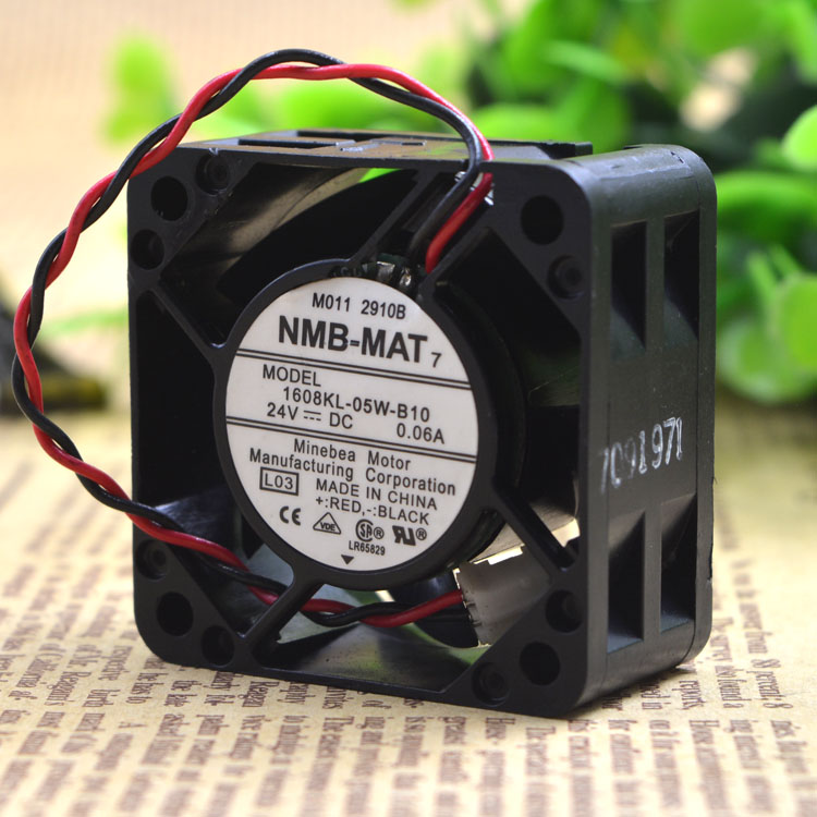 NMB 1608KL-05W-B10  24V 0.06A 4cm Double ball bearing cooling fan