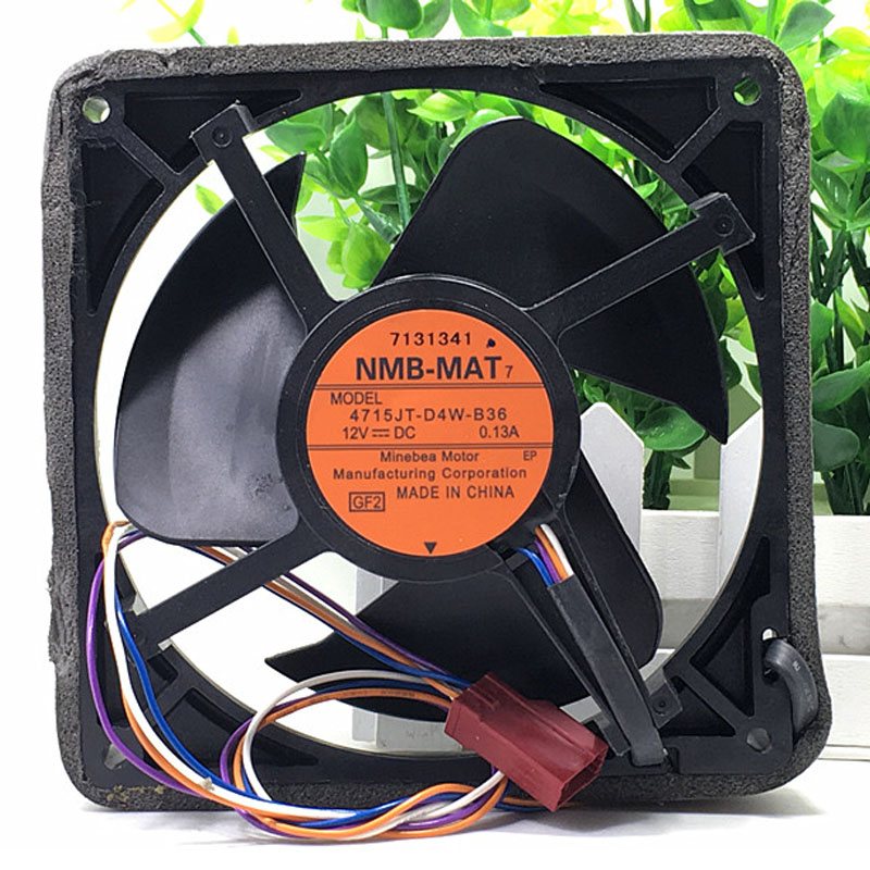 NMB 4715JT-D4W-B36 DC12V 0.13A 12-m refrigerator cooling fan