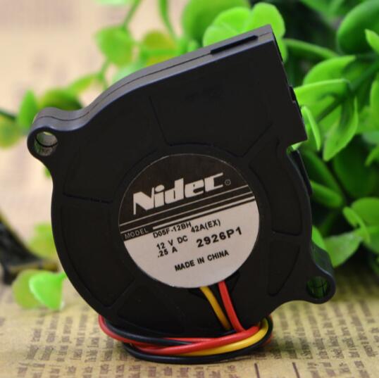 Nidec D05F-12BH 12V 0.25A three line centrifugal turbo fan