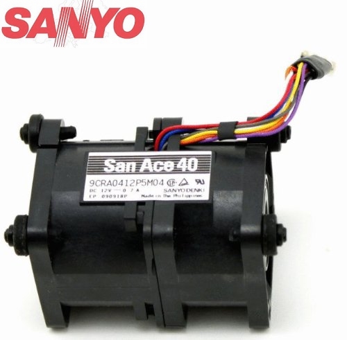 Sanyo 9CRA0412P5M04 40x40x56mm 12V 0.7A 4Pin  axial Case cooling Fans