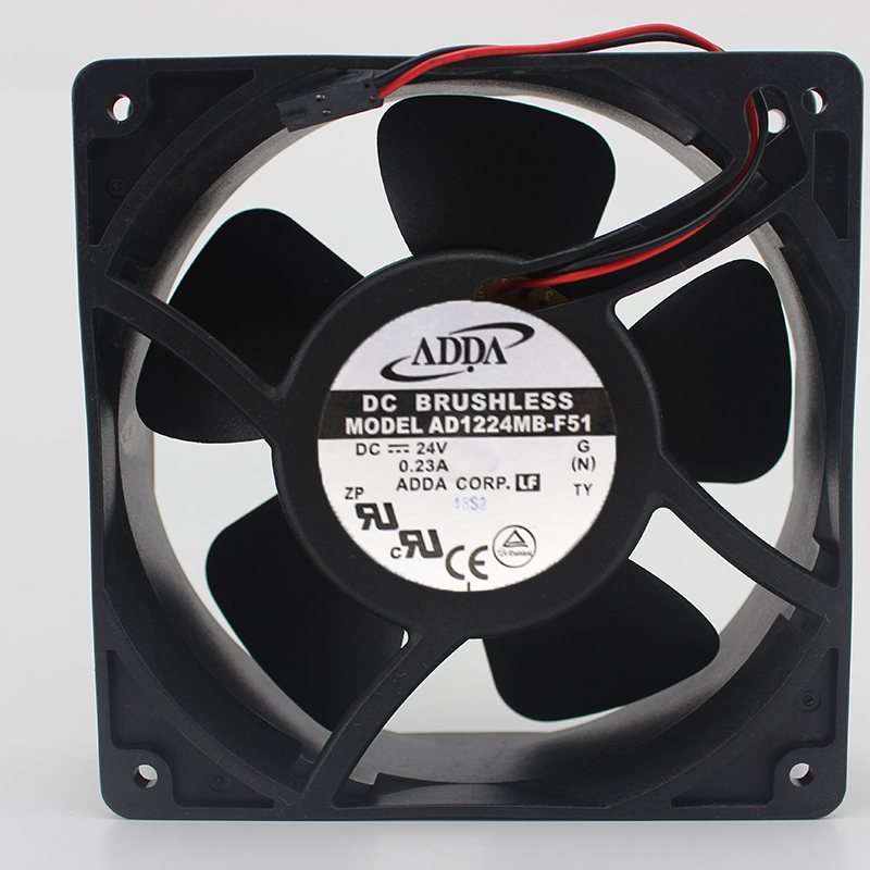 ADDA  AD1224MB-F51 24V 0.23A 1*1*38MM Cabinet Cooling Fan