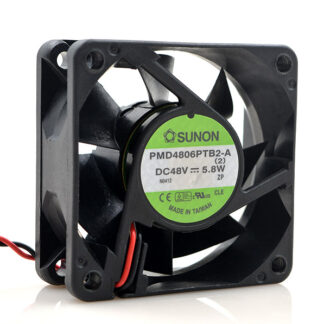 Sunon PMD4806PTB2-A 48V 5.8W 6CM 2-wire cooling fan