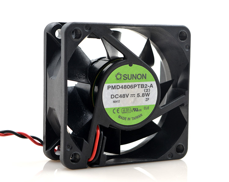Sunon PMD4806PTB2-A 48V 5.8W 6CM 2-wire cooling fan
