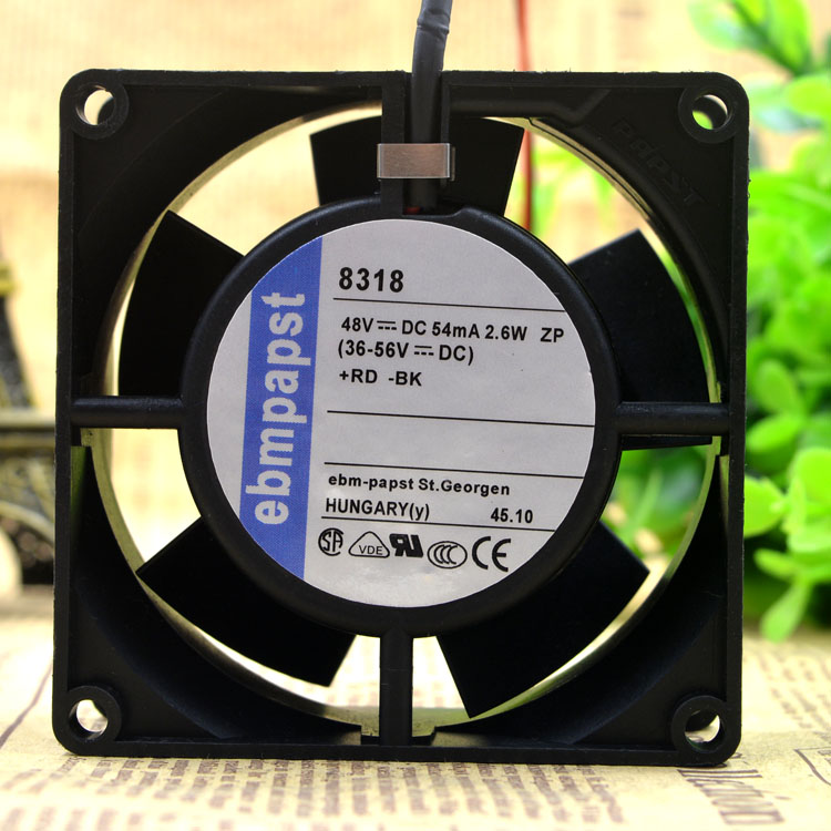 Ebmpapst 8318 48V 2.6W cooling fan