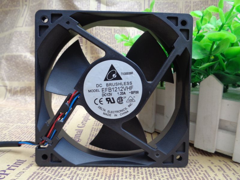 Delta EFB1212VHF 120x120x32mm DC 12V 1.20A 3Lines Axial Cooling Fan