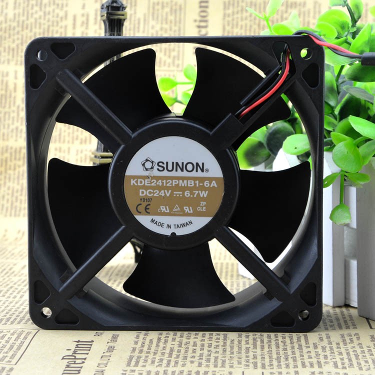 SUNON KDE2409PTB1-6A  120*120*38MM 9025 24V 10.3W  axial flow fan