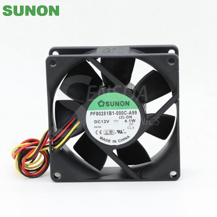 SUNON PF80251B1-000C-A99 80mm DC12V 4.1W axial cooling fan