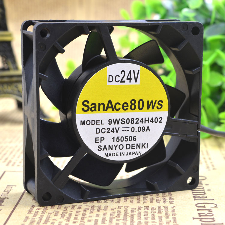 SanAce80WS 9WS0824H402 24V 0.09A Double ball bearing cooling fan