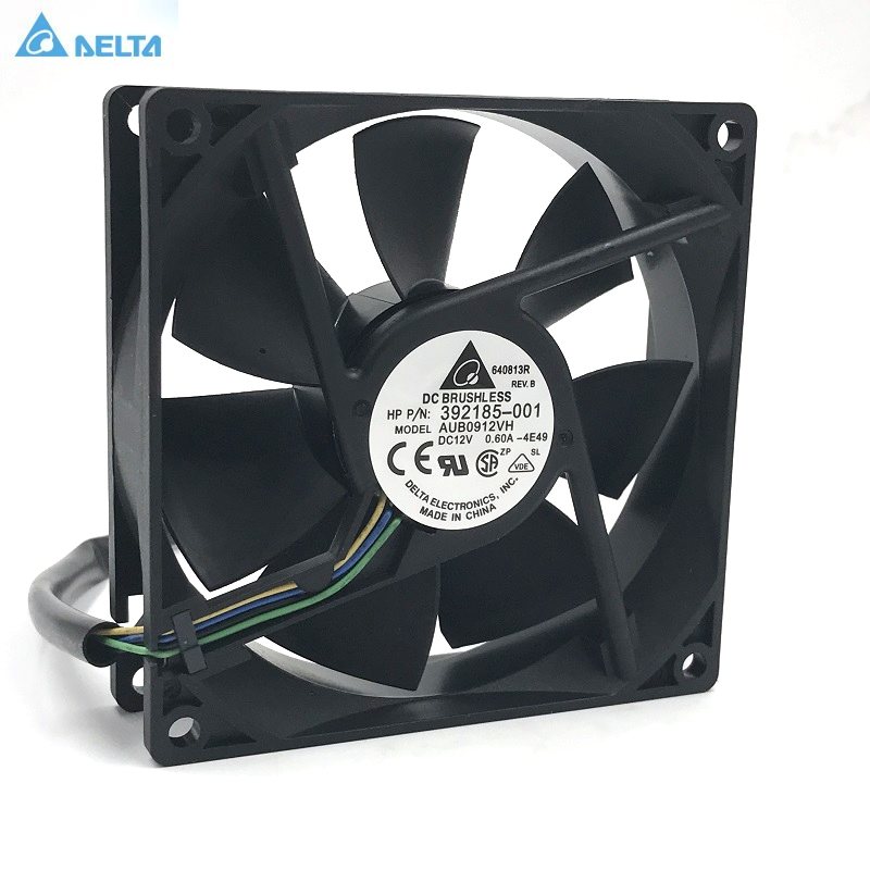 Delta AUB0912VH 392185-001 12V 0.60A 4-pin cooling fans
