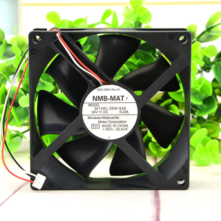 NMB 3610RL-05W-S49 24V 0.22A  9cm inverter large air volume cooling fan