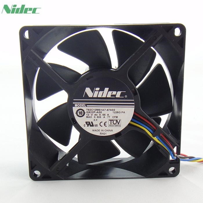 Nidec T92C12MS1A7-57A02  DC12v 0.35a  cooling fan